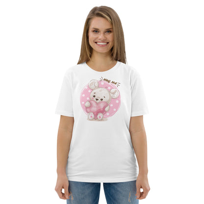 Hug Me Teddybear - Unisex organic cotton t-shirt