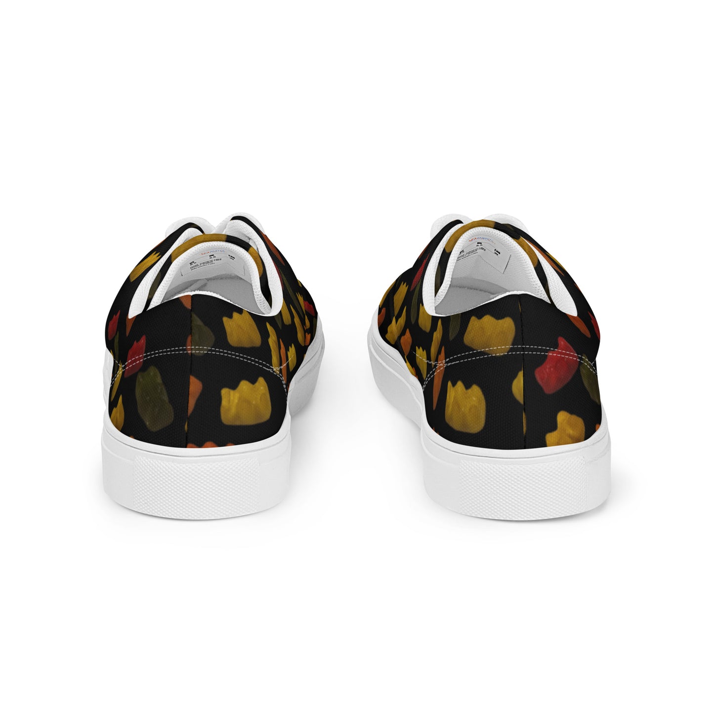 Gummy Bears - Women’s lace-up canvas shoes - Black