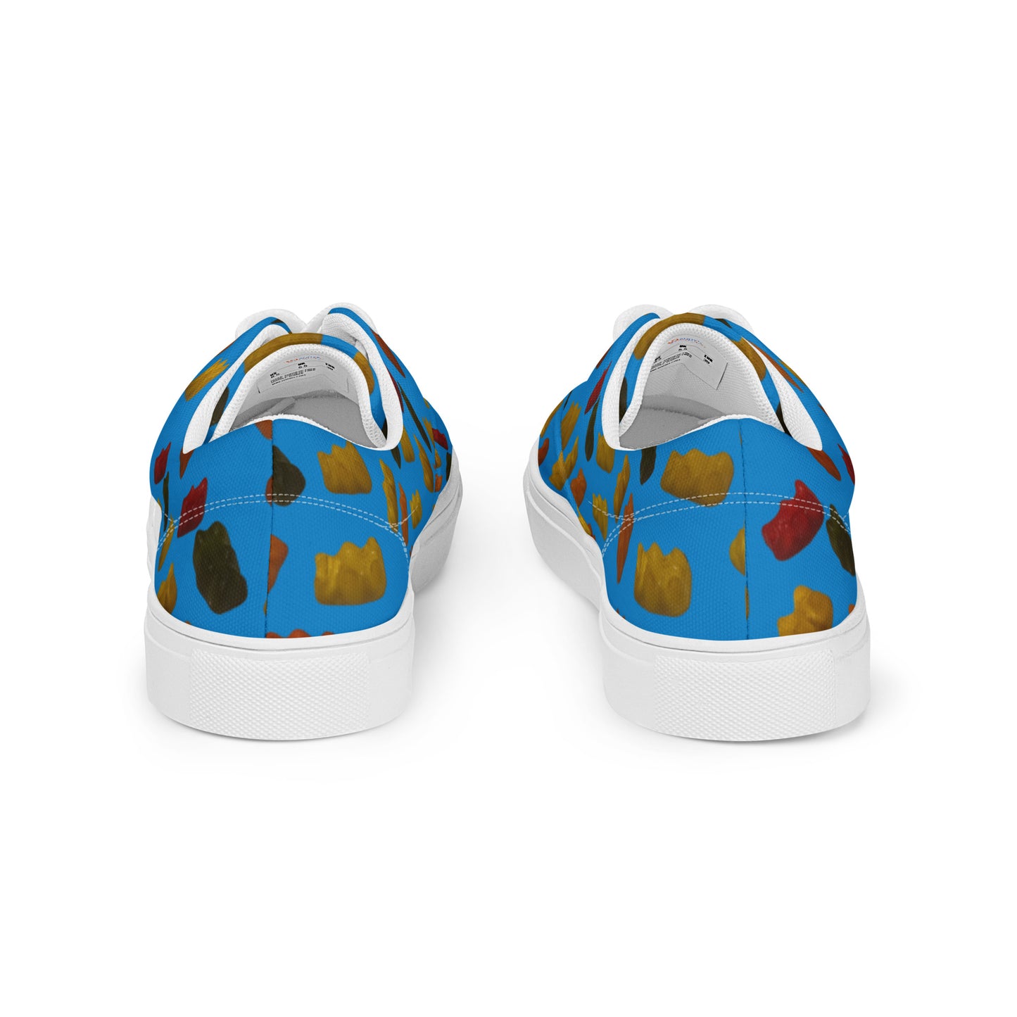 Gummy Bears - Women’s lace-up canvas shoes - Blue